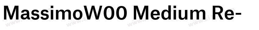 MassimoW00 Medium Re字体转换